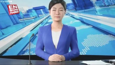 Yapay zekalı ilk 3 boyutlu haber sunucusu