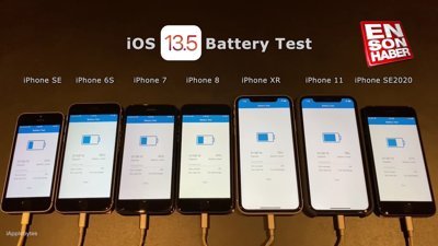 iOS 13.5 batarya performans testi
