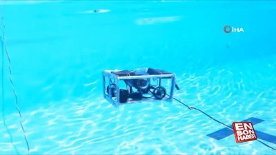 Kocaeli'de üniversite öğrencileri insansız su altı aracı tasarladı