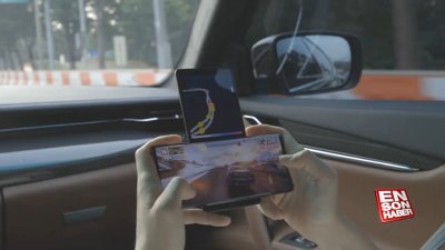 T şeklindeki telefon LG Wing'den yeni oyun görüntüleri