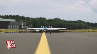 V şeklinde tasarlanan yolcu uçağı Flying-V havalandı