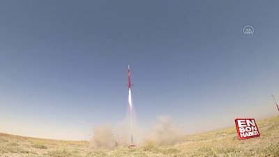 Aksaray'da teknofest 2020 Roket Yarışları 