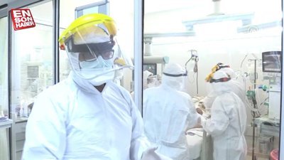 Sağlık çalışanları entübe hastalar nefes alabilsin diye mücadele ediyor