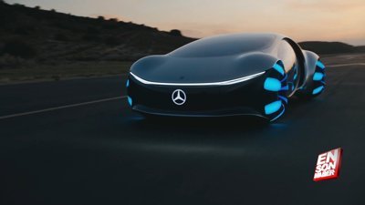 Mercedes'in etkileyici otomobili Vision AVTR test edildi