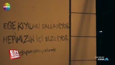 Çukur dizisinden dikkat çeken İzmir mesajı