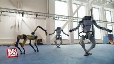 Boston Dynamics robotlarından yeni yıl dansı