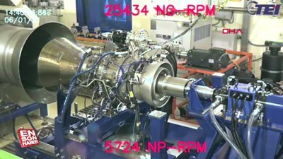 İlk milli helikopter motoru TEI-TS1400'ün ikincisi de çalıştırıldı