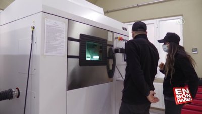 Eklemeli imalat teknolojisi ile titanyum parça üretiyorlar