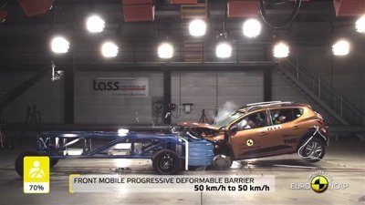 Dacia Sandero Stepway çarpışma ve güvenlik testi 