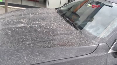 Bodrum'da gökten çamur yağdı