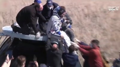 Uzay istasyonundaki astronotlar Dünya'ya döndü