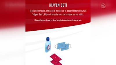 THY, yolcularına hijyen seti hizmetini sunmaya devam ediyor