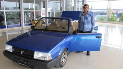 Elazığ'da hurda otomobil, lüks otomobile döndü