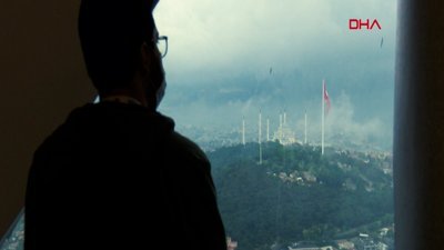 Çamlıca Kulesi'nden İstanbul manzarası görünümü