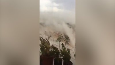 Gaziantep'te kum fırtınası