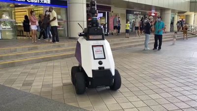 Singapur'da asayiş robotlara emanet