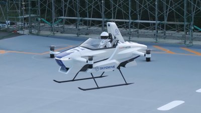 Elektrikli uçan taksi SkyDrive SD-03, 2025'te göklerde