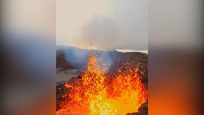 Fagradalsfjall Yanardağı’nın GoPro 10'la çekilmiş harika görüntüleri