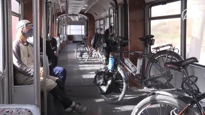 Konya'da 7'den 70'e herkes pedal çeviriyor