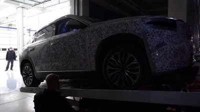 TOGG İstanbul Park'ta test sürüşüne çıktı