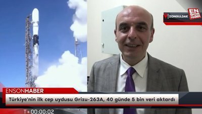 Türkiye'nin ilk cep uydusu Grizu-263A, 40 günde 5 bin veri aktardı