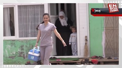 Muş'ta görevli Kader ebe, fedakarlığıyla köylülerin kalbini kazandı