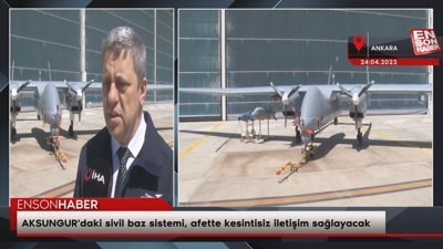 AKSUNGUR'daki sivil Abaz sistemi, afette kesintisiz iletişim sağlayacak