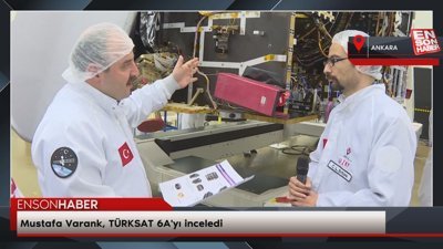 Mustafa Varank, TÜRKSAT 6A'yı inceledi