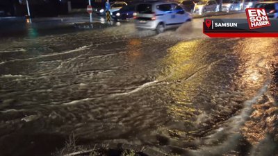 Samsun'da sağanak etkili oldu