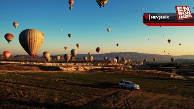 Kapadokya'da yılın ilk 7 ayında 15 bin uçuş gerçekleştirildi