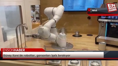 Güney Kore’de robotlar, garsonları işsiz bırakıyor