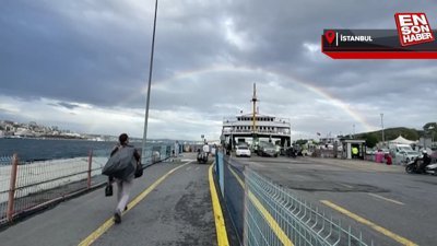 İstanbul'da gökkuşağı