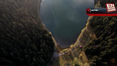 Şavşat Karagöl'den sonbahar manzaraları