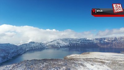 Nemrut Krater Gölü'nden kartpostallık manzaralar