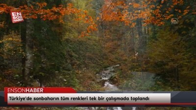 Türkiye'de sonbaharın tüm renkleri