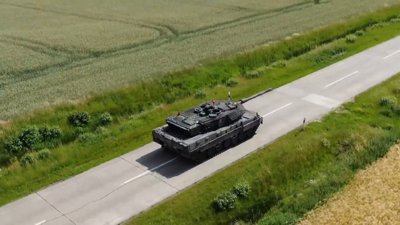Alman yapımı Leopard 2 tankı
