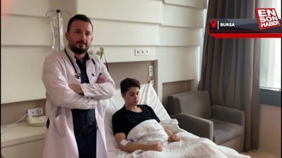 Bursa’da hastaneye göğüs ağrısıyla gitti anjiyo oldu