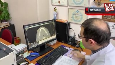 Çenesinden tümör çıkan hastaya kaval kemiğinden çene yaptılar