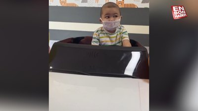 Kayseri'de kanser tedavisi gören çocuklar, akülü araçlarla moral buluyor