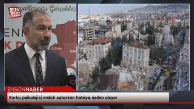 Korku psikolojisi emlak satarken hataya neden oluyor