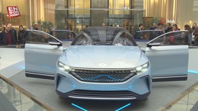 Yerli otomobil Togg'a Ankara'da yoğun ilgi