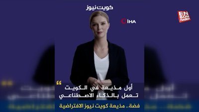 Yapay zekayla geliştirilen 'sanal haber sunucusu' haber sunmaya hazırlanıyor