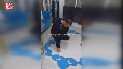 Robot süpürge almayan kocasına evi süpürttü