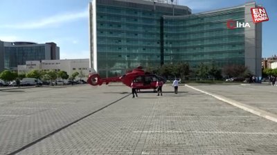 Helikopter ambulans Malatya’da hizmete başladı