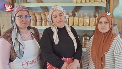 Samsun'da kooperatif kuran 10 kadın, organik üründen gelir elde ediyor