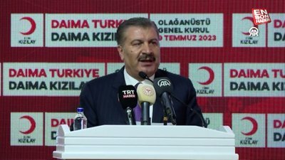 Fahrettin Koca: Kızılay insanımızın merhametinin tüzahürüdür