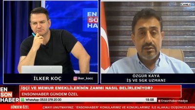 Özgür Kaya: Zam oranının yüzde 30-33' e çekilmesini bekliyorum