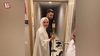 'Survivor adaya veda' konseptiyle gerçekleşen kız isteme töreni dikkat çekti