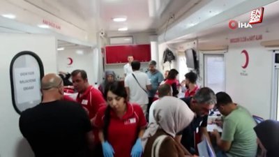 Iğdır'da Kızılay’ın kan bağışı kampanyasına yoğun ilgi