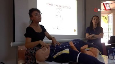 Samsun'da kadınlara ilk yardım eğitimi